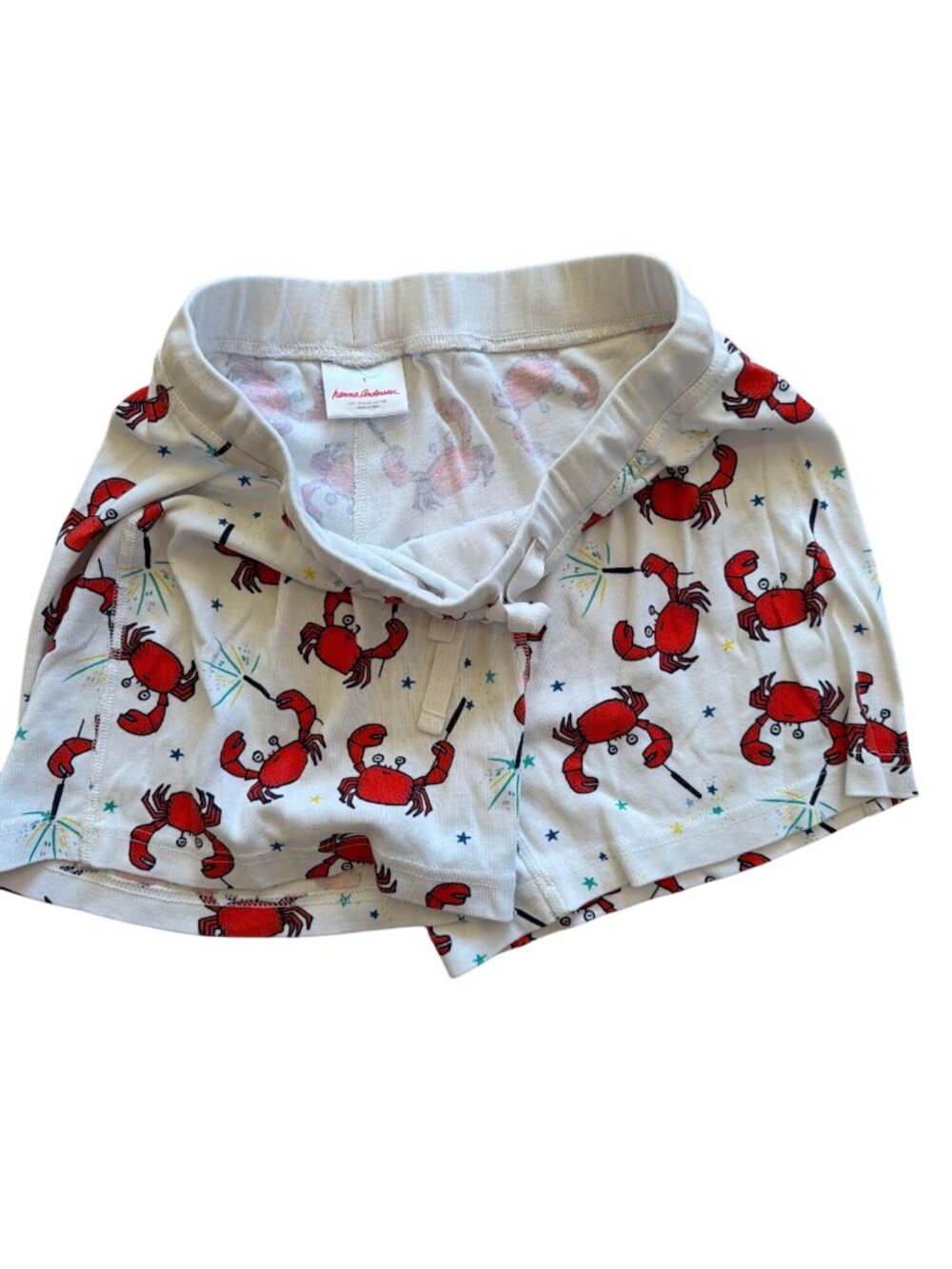 Hanna Andersson organic cotton pajama set Small Lobster Coastal Rare - Picture 9 of 14